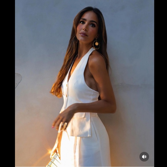 Zara OPEN BACK HALTER VEST - Picture 12 of 16